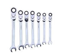 PRECISION-STEEL 211444 7 llaves mixtas de trinquete 8, 9, 10, 11, 12, 13, 14 mm