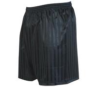 Precision Striped Continental Football Shorts Adult S 30-32" Black S 30-32" Blac
