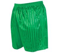 Precision Striped Continental Football Shorts Adult S 30-32" Green S 30-32" Gree