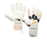 Precision Training Fusion X Negative - Guantes de Portero de fútbol para niños, Color Blanco, 4