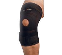 Precision Training Neoprene Knee Stablizer - Black/Red, X-Large