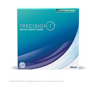 PRECISION1 for Astigmatism Lentes de contacto tóricas de reemplazo diario, Pack de 90, R 8.5 mm, D 14.5 mm, cilindro 0.75, eje 180, -4.75 Diopt