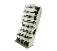 Precisiones Modelo de destrucción de Guerra de para Edificio demolido a Escala 1/100, para dioramas y Uso Decorativo, Paisaje de construcción de Terreno Armado