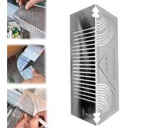 Precisionflex - Herramientas de fabricación de metal en ángulo, cortador de tuberías, marca ángulos de 90 grados y arcos lisos, para corte de metal, adecuado para profesionales y principiantes (S)