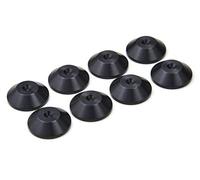 PrecisionGeek 8 almohadillas de aluminio para altavoces de 20 mm de diámetro, para soporte de alta fidelidad, altavoces y barra de sonido