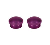 PrecisionGeek Alu MTB Road Bicicletas Flat Pedal Extremo Tapas de Polvo Pernos Extremos Pulgar Girar Púrpura 2pcs