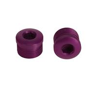 PrecisionGeek Alu MTB - Tapa de pedal plano para bicicleta (2 unidades), color morado