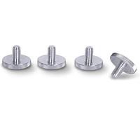 PrecisionGeek Cabeza grande Tornillo para pulgar de Aluminio M6 x 10mm 4pz