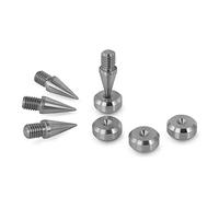 Precisiongeek M8 INOX Puntas/Spikes de desacople para Altavoces (Conjunto de Cuatro)