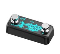 Precisions Control - Pedal de doble pie, controlador de pie, interruptor instantáneo, tablero para efecto de guitarra, pedal doble