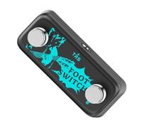 Precisions Control - Pedal de doble pie para pedal de pedal de pedal de pedal de interruptor instantáneo, tablero para pedal de efecto de guitarra