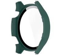 Precisions - Funda para reloj inteligente con vidrio integrado y patrón de escala, cobertura completa, a prueba de golpes, para reloj, no raya, cubierta de parachoques