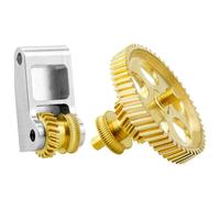 Precisions - Kit de mejoras de engranajes extrusores de metal, revestimiento endurecido DLC que reduce el desgaste en sistemas de alto par de torsión, extrusora de laboratorio, engranajes de metal de