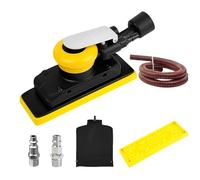 Precisions - Lijadora orbital neumática aleatoria ideal para la fabricación de muebles y tareas de pulido de metal, lijadora orbital aleatoria de aire, máquina pulidora neumática