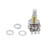 Precisions Sound Control MN250K/MN500K Potenciómetro de guitarra concéntrico apilado, volúmenes de sonido, potenciómetro de guitarra de eje dividido