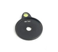 Precisions - Trípode de fotografía con placa de fijación de nivelación de burbujas, disco de montaje de aluminio para mejorar la estabilidad, base de nivelación de trípode