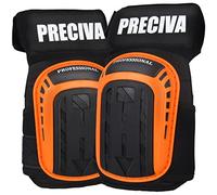 Preciva Rodilleras Profesionales Para el Trabajo con Espuma Suave y Almohadilla de Gel - Punta Resistente, Correas Ajustables Reforzadas, Remaches de Grado Militar - Para La Construcción, Jardinería