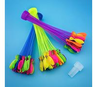 PRECORN Bombas de agua autocierre 111 unidades multicolores 3 paquetes con 37 globos de agua sin nudos