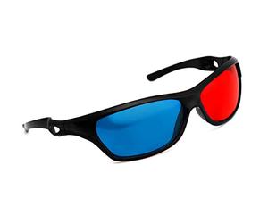 PRECORN Gafas 3D Anaglifo Rojo/Cian 3D: Juegos de PC, imágenes, películas, TV