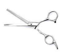 PRECORN Tijeras para perros para adelgazar y desenredar | Tijeras de entallar y fieltro para perros | Tijeras de pelaje dentadas por un lado para perros y gatos | Tijeras de desfieltro de metal de