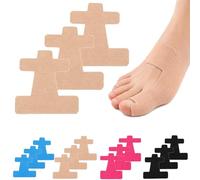 Precut Athletic Tape for Bunion Care, Pre Cut Bunion Support Kinesiology Tape, Kinesiology Tape Pre Cut for Big Toe Alignment, Skin Friendly Comfort for Runners Daily Walking (Skin tone-60PCS)