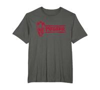 Predator: Badlands Dek's Mask and Logo Official Movie Camiseta, Hombre Tallas Grandes, Asfalto, 5X Alto