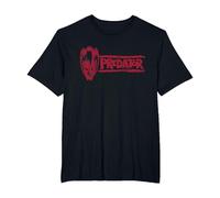 Predator: Badlands Dek's Mask and Logo Official Movie Camiseta, Hombre Tallas Grandes, Negro, 4X Alto