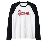 Predator: Badlands Dek's Mask and Logo Official Movie Camiseta Manga Raglan