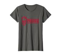 Predator: Badlands Dek's Mask and Logo Official Movie Camiseta, Mujer, Asfalto, 3XL