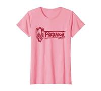 Predator: Badlands Dek's Mask and Logo Official Movie Camiseta, Mujer, Rosado, M