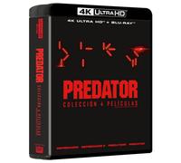 PREDATOR: Colección 4 Películas (8 discos) [4K UHD, Blu-ray] (1987, 1990, 2010, 2018) Predator + Predator 2 + Predators + The Pr