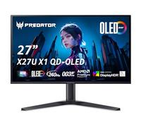Predator X27U X1 - Monitor para Videojuegos (26,5", WQHD, Quantum Dot OLED, 240 Hz, 0,03 ms(GTG), DP 1.4, 2 x HDMI 2.1, Altura Regulable, FreeSync Premium Pro