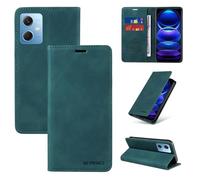 PREDCFVY Funda tipo cartera para Xiaomi Redmi Note 12 5G/Redmi Note12 5G/POCO X5 5G con tarjetero, tapa abatible, bloqueo RFID, piel protectora a prueba de golpes (verde)