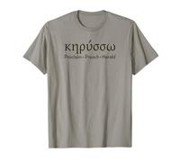 Predicar, Palabra Griega para proclamar predicación o heraldo, Regalo para Pastor Camiseta