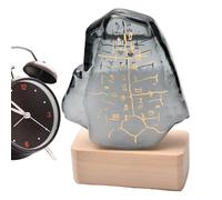 Predictor meteorológico - Barómetro decorativo Oracle, estación única | Herramienta de predicción artística de escritorio para uso y oficina, elegante botón de pronóstico para atmosférica