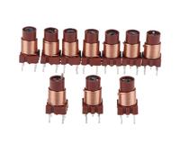predolo 10 Piezas Inductor de Ferrita Ajustable Núcleo Bobina 12 Vueltas Micro Regulable Material PP Precisión para Prototipos Reparaciones Proyectos DIY