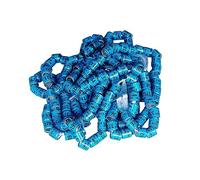 predolo 100 Uds 2024 Anillo de Paloma Anillos de Aluminio para Pata de Paloma Anillo para pie de pájaro Anillo de Entrenamiento Ligero Anillos de, Azul