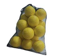 predolo 15 Pelotas de práctica de Golf, Accesorios y Bolsa con cordón de 4,2 cm, Amarillo