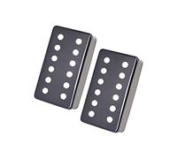predolo 2 Piezas Pickup Cover Tapa Bobina Cobre Accesorio Guitarra Eléctrica Carcasa Repuesto Protección Fácil Instalación Adecuado para Músicos Luthiers, negro