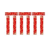 predolo 3 Juegos de Papel con Coplas en, Decoraciones, Papel Xuan Rojo, Decoración del año para La Puerta Principal de año, Style F