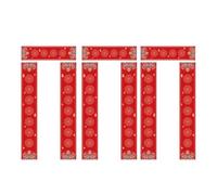 predolo 3 Juegos de Papel con Coplas en, Decoraciones, Papel Xuan Rojo, Decoración del año para La Puerta Principal de año, Style B