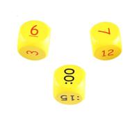 predolo 3 Piezas de Dados para la Hora, Material didáctico para Aprender a Decir la Hora, Juego de Horas y Minutos para Material de educación en casa.