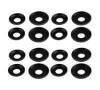 predolo 4 Arandelas de Repuesto para Ejes de Longboard/Skateboard - Negras