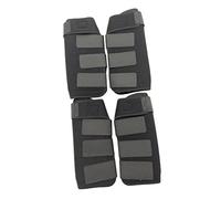 predolo 4 Uds Botas de Caballo Protector de Pierna Equipo Ecuestre Soporte de Neopreno Protectores de Caballo Conjunto Protectores de Pierna, Negro, L