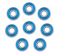 predolo 8 Unids/Set 608RS Rodamientos de Monopatín-rodamiento de Rodillos ABEC 9 Tablas de Skate, Azul