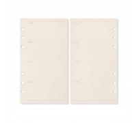 predolo 80 Hojas Hojas Individuales para Cuaderno Varios Diseños Recambios para Agenda de Anillas Múltiples Estilos Recambios Tamaño Medio 6 Anillas, A6, Plan Semanal