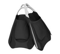 predolo Aletas para Natación Cortas Entrenamiento Silicona Antideslizantes Flexibles Favorecen Propulsión y Comodidad Adecuadas para Buceo Entrenamiento, S Black Gray