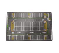 predolo Alfombrilla Antideslizante para Fotos de Estacionamiento, Miniatura, para Garaje, para Aficionados, Adultos Y Adolescentes, Escala 1/64, Gris Oscuro