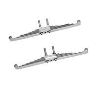 predolo Amortiguadores Suspensiones Delanteras de Metal Placas Rectas para Vehículos Modelo a Escala 1/14 Crawler Accesorios de, Placa Colgante de Poder