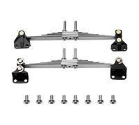 predolo Amortiguadores Suspensiones Delanteras de Metal Placas Rectas para Vehículos Modelo a Escala 1/14 Crawler Accesorios de, suspensiones eléctricas